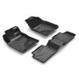[US Warehouse] 3D TPE All Weather Car Floor Mats Liners for Honda CIVIC 2016-2020 (NOT For 2-Door) (1st & 2nd Rows)